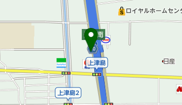 松屋 豊中上津島店の地図画像