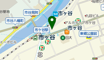 松屋 市ケ谷店の地図画像