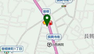 松屋 曽根店の地図画像
