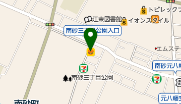 松屋 南砂町店の地図画像