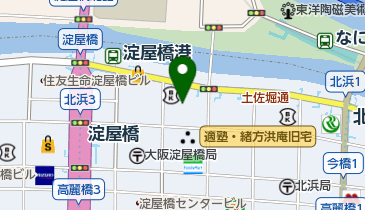 松屋 淀屋橋店の地図画像