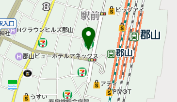 松屋 郡山駅前店の地図画像