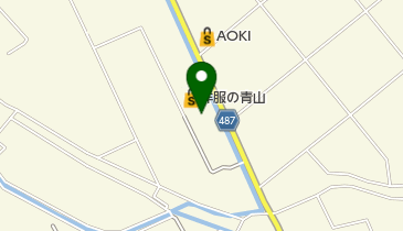 松屋 諏訪店の地図画像