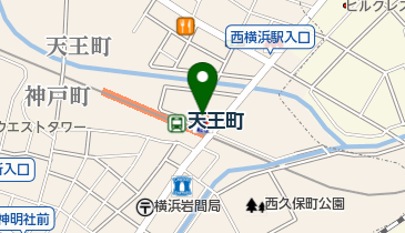 松のや 天王町店の地図画像