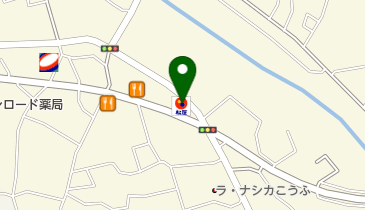 松屋 甲府荒川店の地図画像
