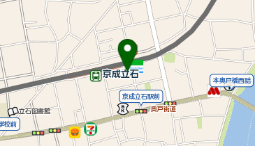 松屋 京成立石店の地図画像