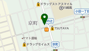 松屋 川崎京町店 (松のや併設)の地図画像