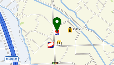 松屋 甲府国母店(松のや併設)の地図画像