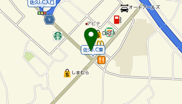 松屋 佐久店(松のや併設)の地図画像
