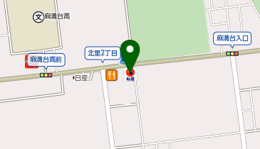 松屋 麻溝台店の地図画像