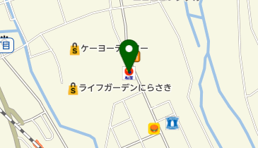 松屋 韮崎店の地図画像