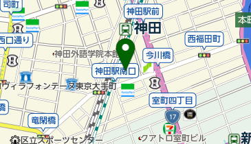 松屋 神田南口店の地図画像