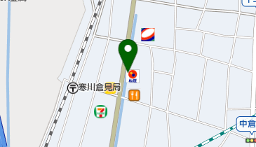 松屋 寒川倉見店(松のや併設)の地図画像