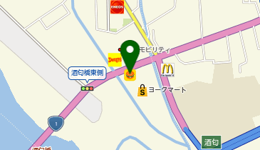 松屋 小田原酒匂店(松のや併設)の地図画像