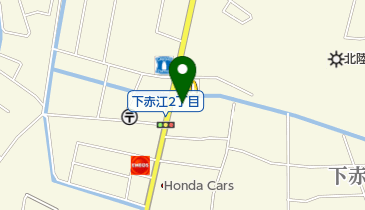 松屋 富山下赤江店の地図画像