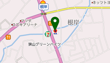 松屋 狭山根岸店の地図画像