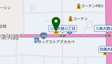 松屋 奈良三条大路店の地図画像