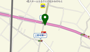 松屋 東松山上野本店(松のや併設)の地図画像