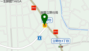 松屋 座間立野台店の地図画像