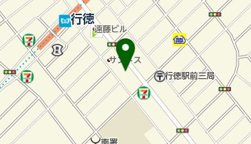 松屋 行徳南店の地図画像