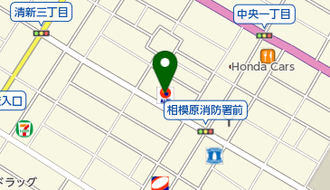 松屋 相模原中央店の地図画像