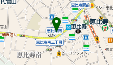 松屋 恵比寿西店の地図画像