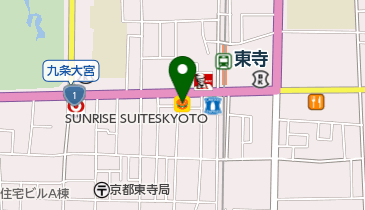 松屋 東寺店の地図画像