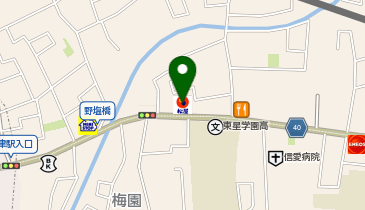 松屋 清瀬野塩店(松のや併設)の地図画像
