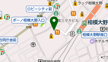松屋 相模大野店の地図画像