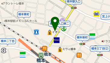 松のや 橋本店(マイカリー食堂併設)の地図画像