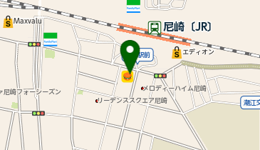 松屋 JR尼崎店の地図画像