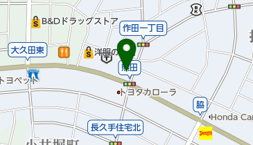 松のや 長久手店の地図画像