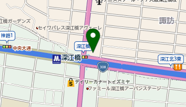 松のや 深江橋店(マイカリー食堂併設)の地図画像