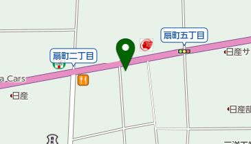 松のや 仙台扇町店(松屋併設)の地図画像