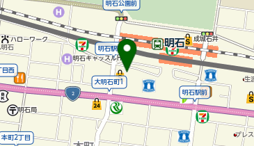 松のや 明石店の地図画像