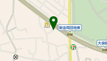 松のや 金岡店の地図画像