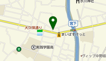松屋 東中野2丁目店(松のや併設 弁当専門店)の地図画像