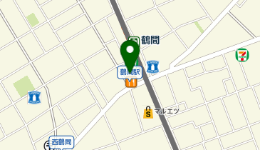 松屋 鶴間店の地図画像