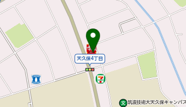 松のや つくば東大通り店の地図画像