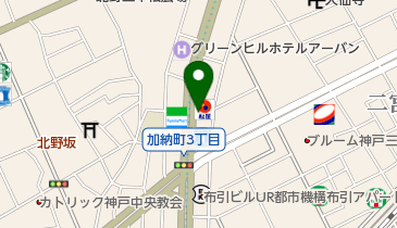 松屋 フォーポイント フレックス by シェラトン 神戸三宮店の地図画像