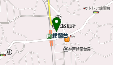 松屋 鈴蘭台店の地図画像