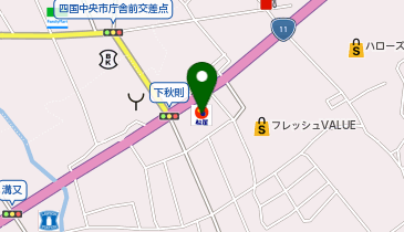 松のや 四国中央店(松屋併設)の地図画像