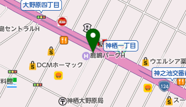 松のや 神栖店の地図画像