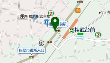 松のや 相武台前店の地図画像