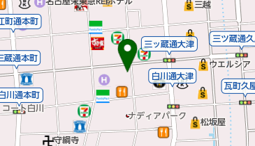 松屋 栄三丁目店の地図画像
