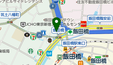 松屋 飯田橋東口店の地図画像