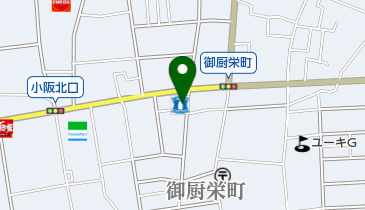 松のや 小阪店の地図画像