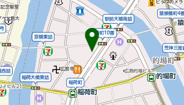 松屋 KOKO HOTEL広島駅前店の地図画像
