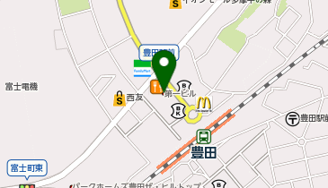 松屋 豊田店の地図画像