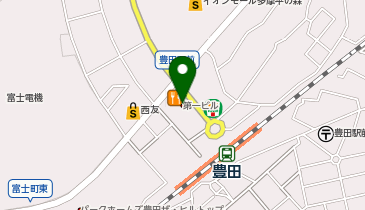 マイカリー食堂 豊田店(松のや併設)の地図画像